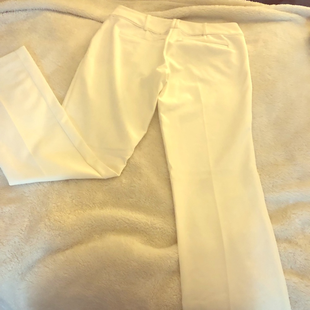 7th Avenue White Women’s Straight Leg Pants